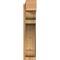 Ekena Millwork Olympic Block Rough Sawn Outlooker, Western Red Cedar, 8"W x 28"D x 36"H OUT08X28X36OLY05RWR - alternate 3